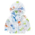 Summer kids' sun protection clothing, boys' and girls' outdoor outerwear, baby beach sunscreen hoodie, air conditioning shirt - dropshipping available