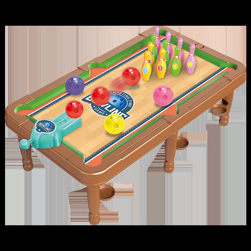 children's multi-game billiard table, six-in-one multi-functional board game toy, basketball, football, indoor interactive set