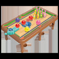 children's multi-game billiard table, six-in-one multi-functional board game toy, basketball, football, indoor interactive set
