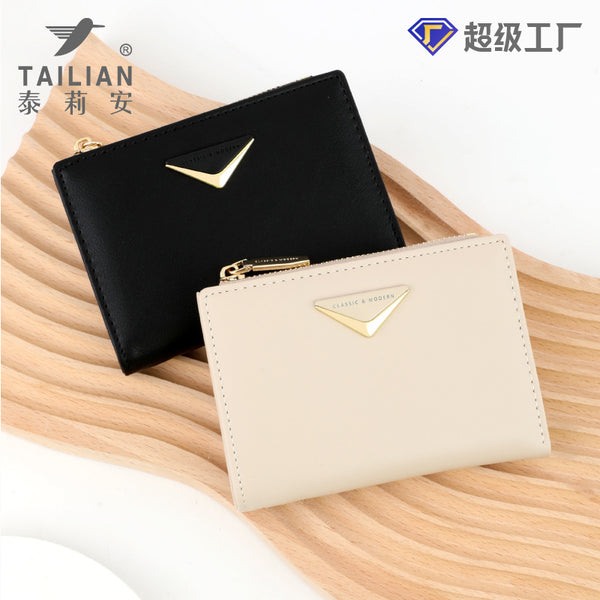 Tailian's new premium portable student wallet ins wind, small card holder to store women's change bag wholesale