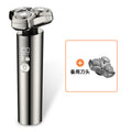 Electric shaver - anti-pinch, washable, digital display, multi-function, magnetic floating triple blade razor with digital display
