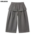 autumnew arrivalgirl side curtain lacestraight-leg pantsk-styleeasiest for matchcasualfashionruffles pants