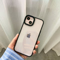 Suitable for iphone 17 air orange phone case, 15 apple 16 transparent hard case with gold shield metal lens ring, drop-proof