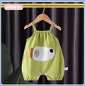 Baby vest summer sling triangle bag butt khaki jumpsuit newborn clothes thin cartoon sling summer clothes
