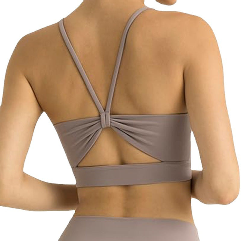 European and american new style racerback sports bra for women - shockproof, side boob coverage, activewear, outdoor running, yoga tank top - custom options available
