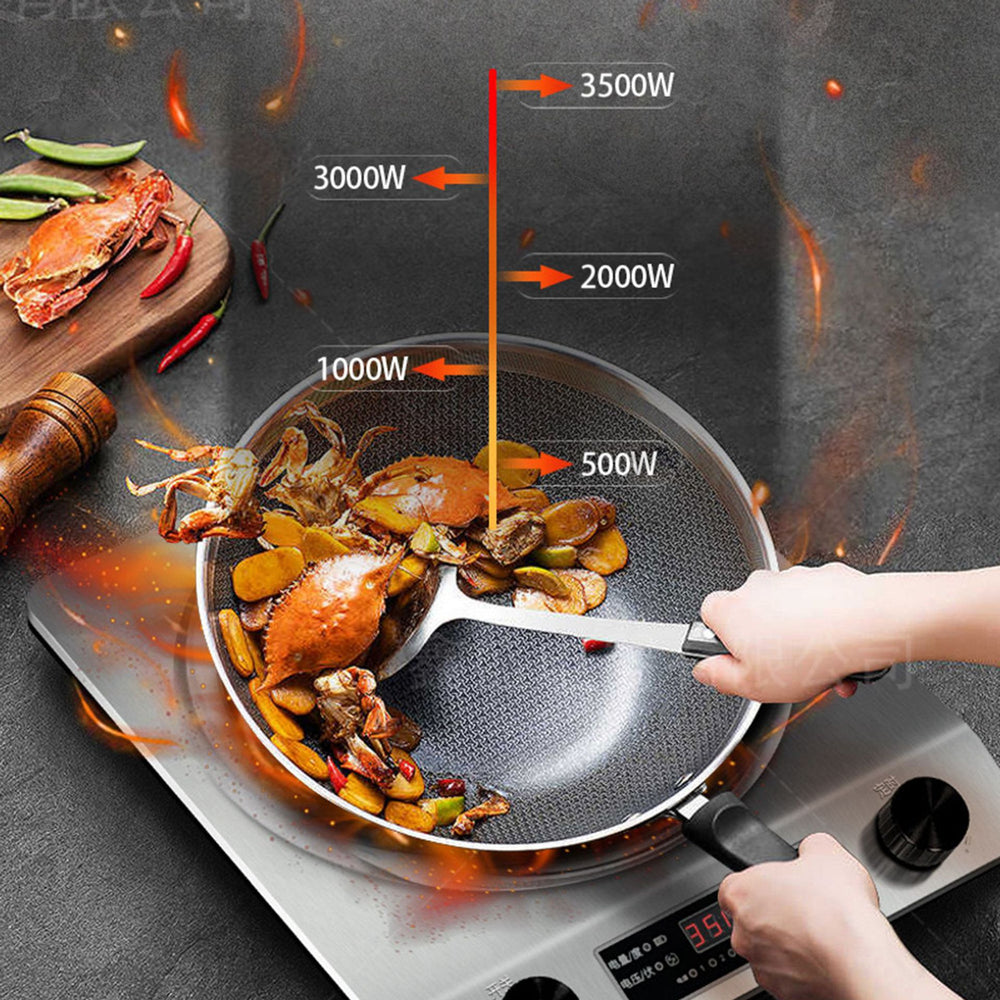 Concave electric ceramic stove induction cooker for home high power fierce fire cooking all-in-one multi-function concave stove concave stove gift cross-border