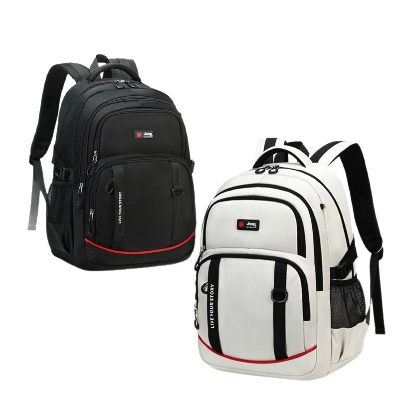 Jeep kids' backpack - lightweight, spine-protecting schoolbag for boys and girls, grades 1-6 & middle school