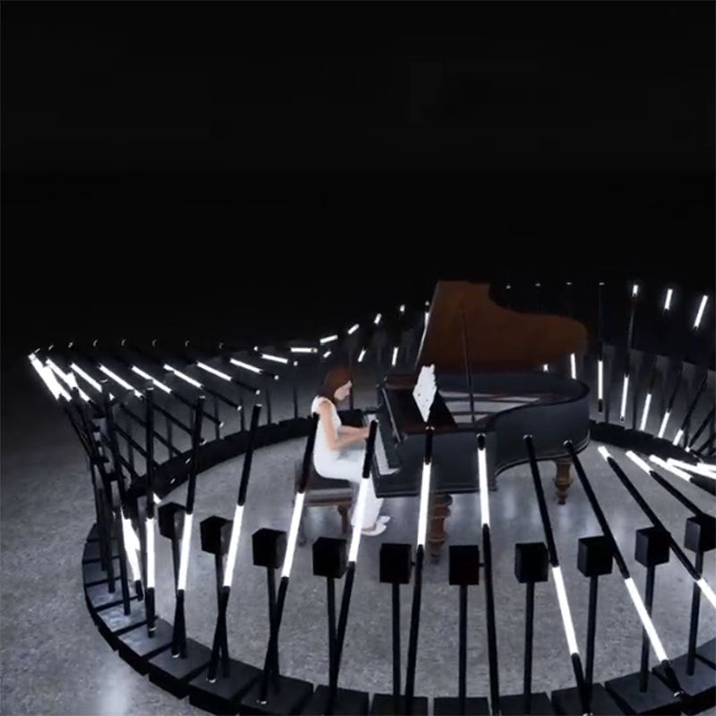 LED programming moving head light interactive experience device activity props lighting landscape DP atrium decoration layout creativity