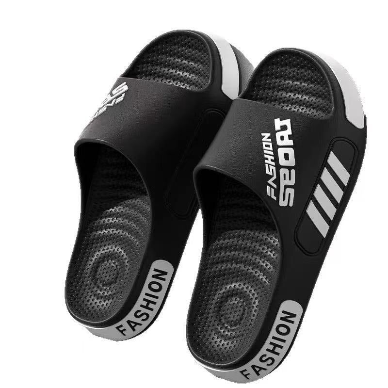 Thick sole eva slippers for men summer 2025 new indoor home bathroom non-slip couple sandals wholesale