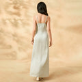 hot-selling youth dress, slimming and figure-flattering camisole dress, strapless romantic mature dress, in-stock