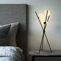 Scandinavian modern casualpopularins style floor lamp bedroom bedside lamp living room sofa moon atmosphere vertical lamp