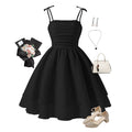 girls' princess dress, foreign trade children's clothing,  summer new european and american style, big and medium girls' bowknot suspender dress