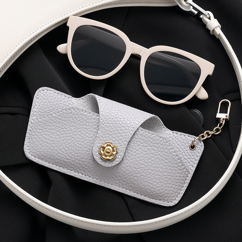 Portable glasses case, pressure-resistant storage bag, myopia protection, glasses bag, sunglasses bag, exquisite glasses storage bag, women