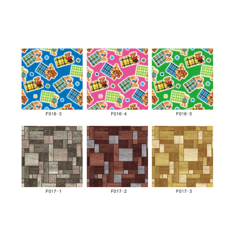 Customized PVC floor color pattern pattern size thickness plastic floor leather floor covering carpet pad floor glue