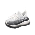 Clearance: kids' yeezy sneakers, boys' athletic shoes, breathable mesh shoes, flyknit girls' casual shoes, soft-soled baby shoes