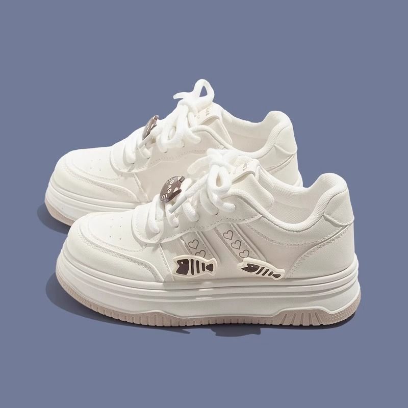 Girls' athletic shoes - new  spring/autumn/summer breathable mesh sneakers, white shoes, skate shoes, kids' shoes for mid-to-large children