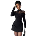 Shipped:  new european and american style women's fashionable and elegant lace bodycon dress/gown