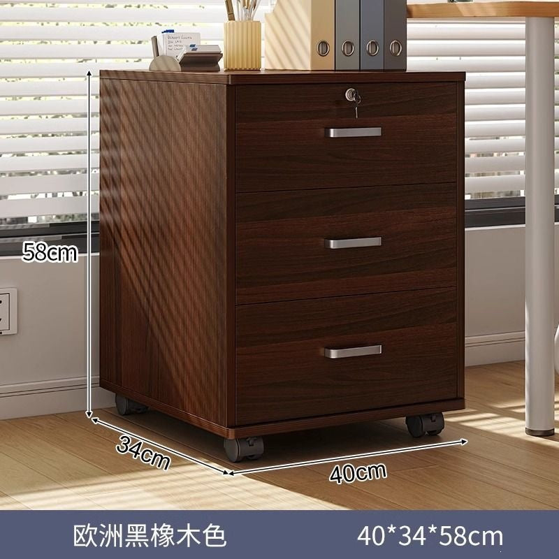 File cabinet table storage rack wooden side cabinet with lock storage cabinet storage cabinet office desk storage cabinet information cabinet