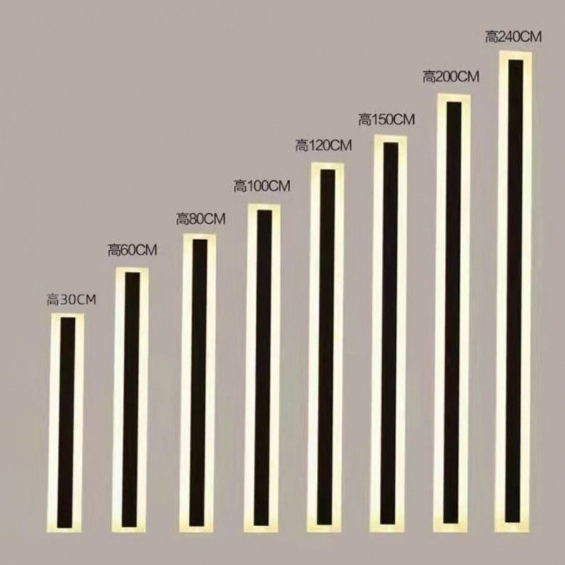 Waterproof outdoor long wall lamp line wall lamp simple and minimalist outdoor IP65 villa directly from the manufacturer  explosion