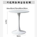 Dining table for home business reception european style simple balcony small table milk tea shop coffee shop ins home round table