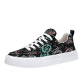 Men's spring 2026 new breathable canvas shoes - trendy, versatile, athletic & casual low-top sneakers with printed designs