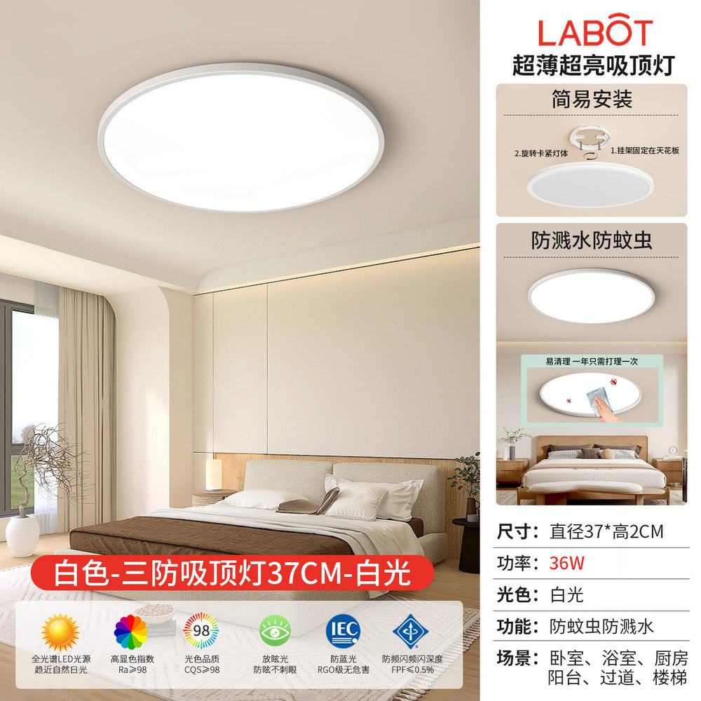Led ceiling light - minimalist modern style for master bedroom, living room, hallway, kitchen, balcony - eye protection main lighting