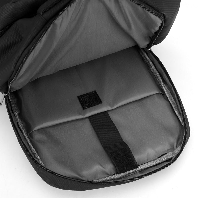 Processed Men's Backpack Double Back Commuter Business Travel Backpack Multifunctional Laptop Bag Printable Logo