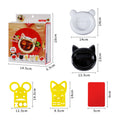 bestseller: panda rice ball mold - food-grade baking tool, cartoon design for home, picnic, and diy rice ball making