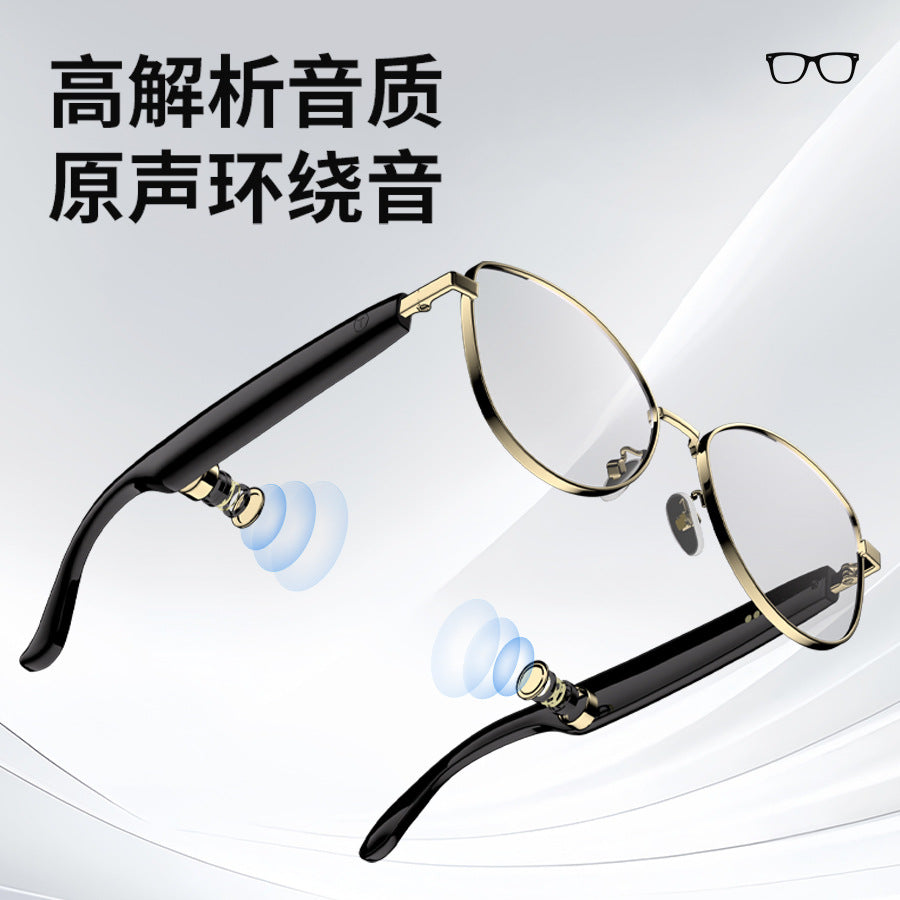 Hyundai modern sg18pro bluetooth smart ai translation glasses simultaneous interpretation real-time uv protection listening to music