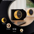 Lan yue clock bluetooth speaker small speaker wireless vinyl cd record player night light atmosphere birthday gift for girls