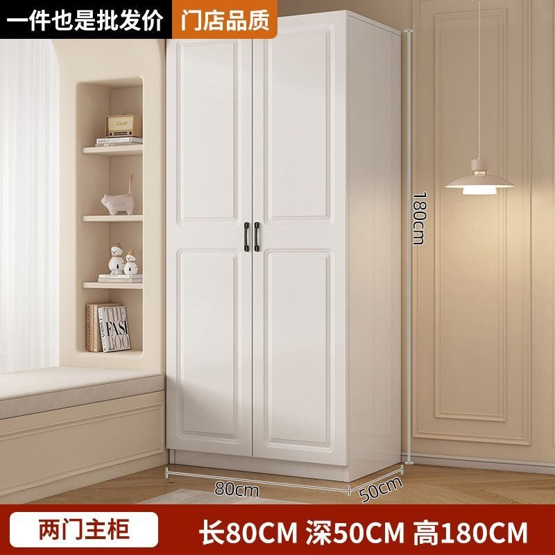 Bedroom wardrobe for homethickenedsmall apartment large capacity double door rental room kids wardrobe sliding door