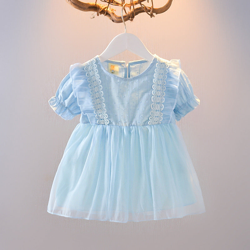 Kids' princess dress - summer style, korean fashion, trendy mesh dress for little girls - wholesale available