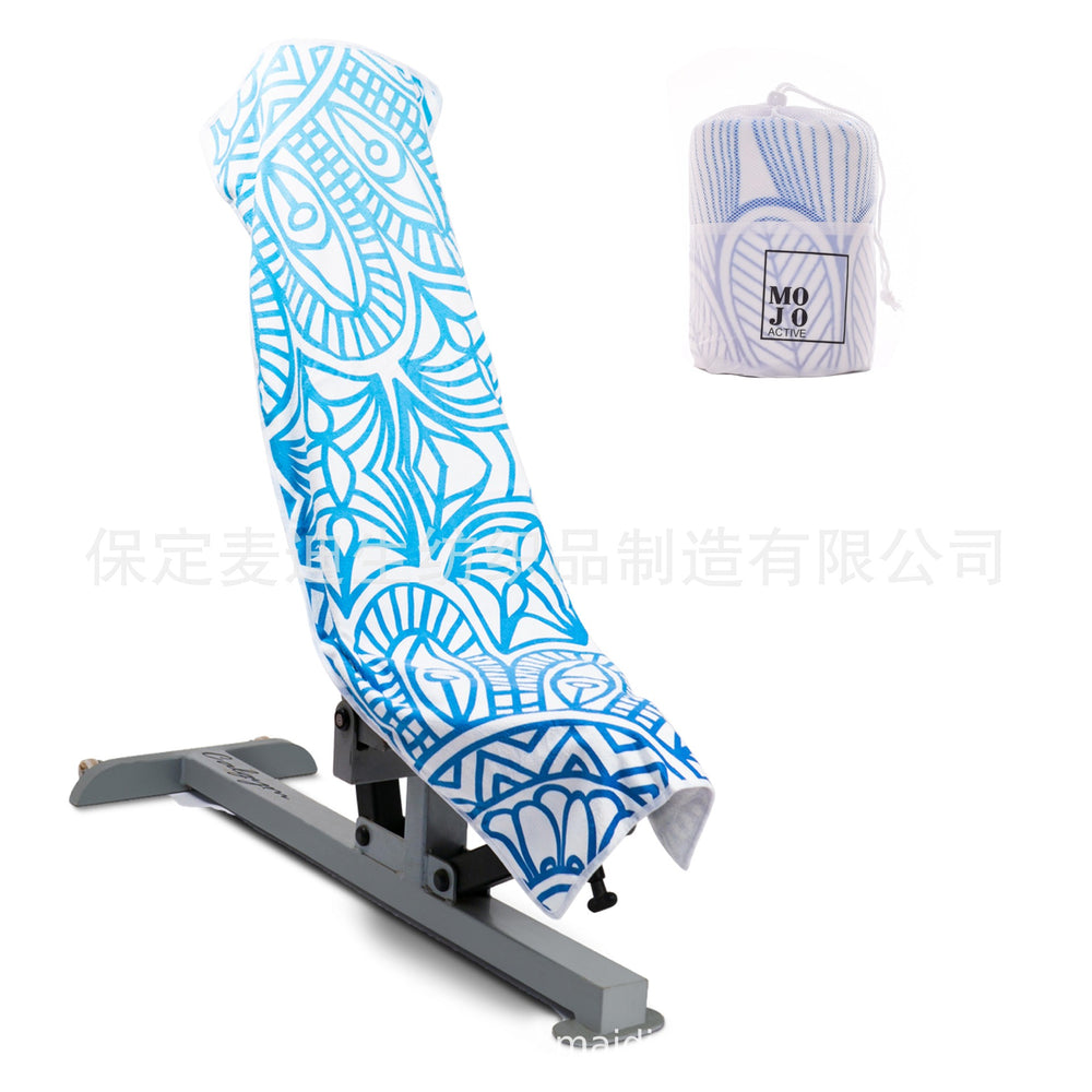 Sports towel, quick sweat-absorbing gym mat, outdoor running, enlarged quick-drying towel with strong magnetic sweat towel wholesale
