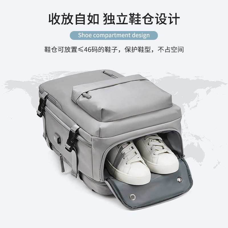 School bag boys backpack female college student high school student backpack large capacity Korean version simple travel backpack