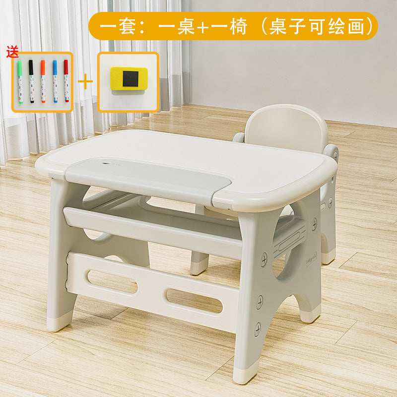 Babypods baby study table early education game reading area small table toy plastic table children's table and chair set
