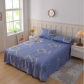 2026 amazon quilted bed skirt bedspread heightened double anti-static breathable mattress simmons bedspread three-piece set