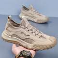 Men's safety shoes 2026: breathable, versatile mesh casual shoes for summer - anti-slip, wear-resistant, and hiking-ready
