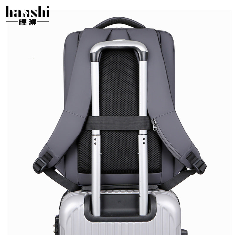 Business Men's Backpack High Sense Casual Fashion Women's Backpack Commuter Waterproof Computer Bag Travel Backpack School Bag