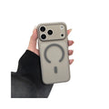 Ultra-thin matte magnetic case suitable for apple 17promax mobile phone case, thin, stain-resistant and versatile iphone18 hard case