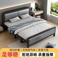 Four-fold foldable bed single bedfor homesimple office lunch break double rental house adult iron bed