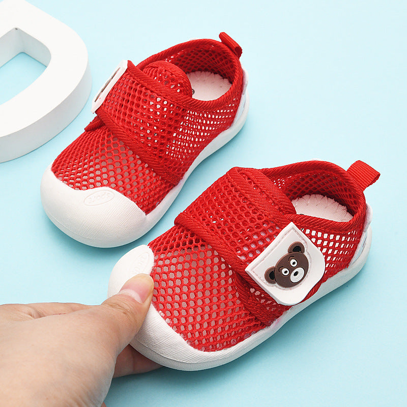 Yidian baby cloth sandals women's summer infant shoes new arrival toddler shoes one year old men's soft bottom