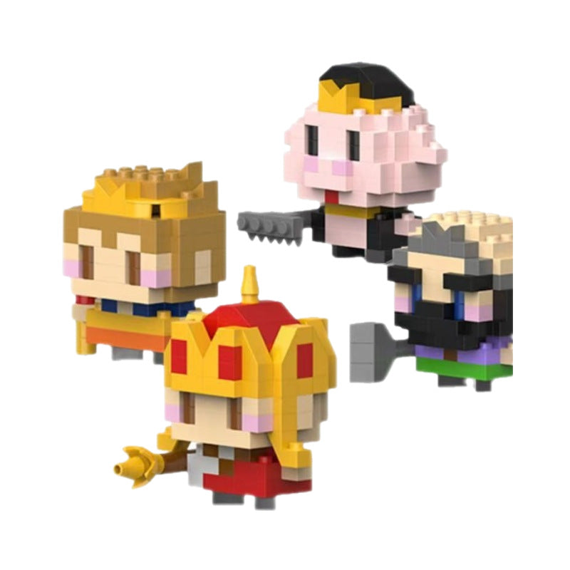 Compatible with lego journey to the west christmas peripherals, assembled building blocks, kids toys, blind box ornaments, gifts, wholesale and dropshipping