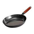 Wrought iron frying pan - non-stick steak pan, egg pan, and pancake pan for home use (no coating)