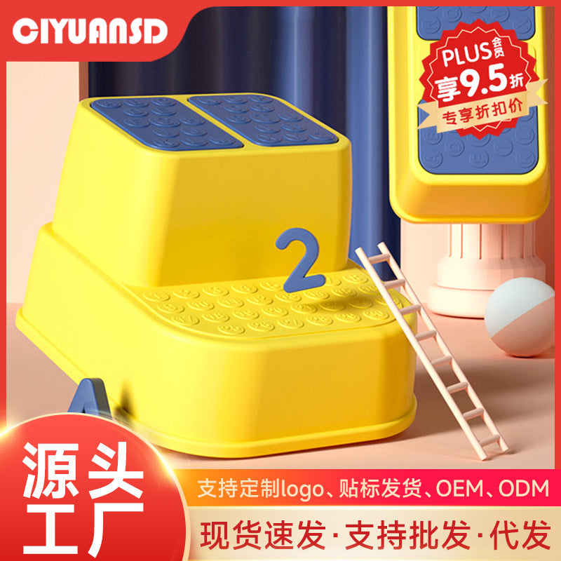 Kids step stoolfor homeplastic step stool small bench baby foot stool hand washing step face washing foot stool