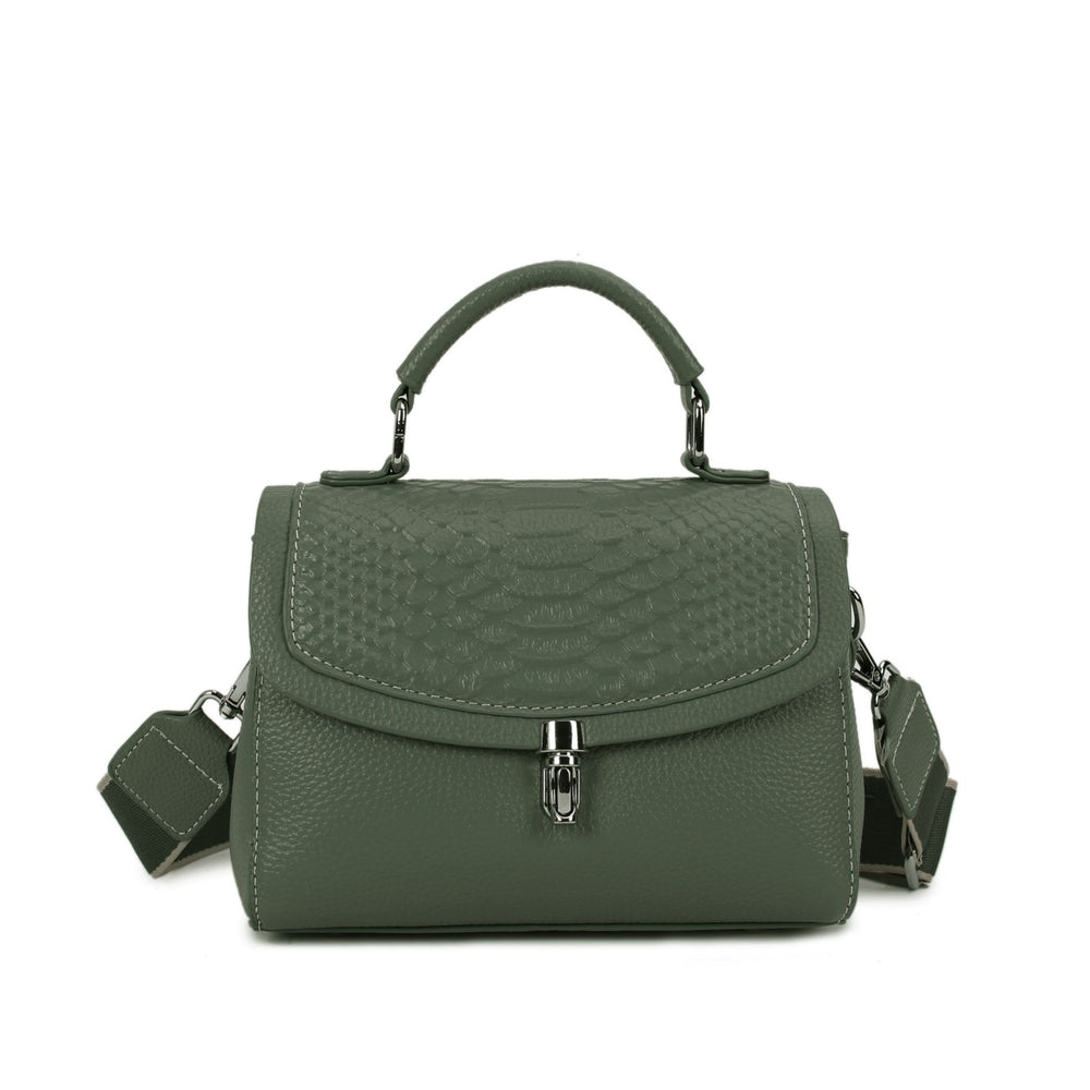 Genuine leather women's small bag 2024 new simple elegant small square bag shoulder crossbody bag women's soft leather handbag