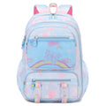 New rainbow minimalist refrigerator door backpack for elementary school students - lightweight schoolbag for girls, grades 1-6