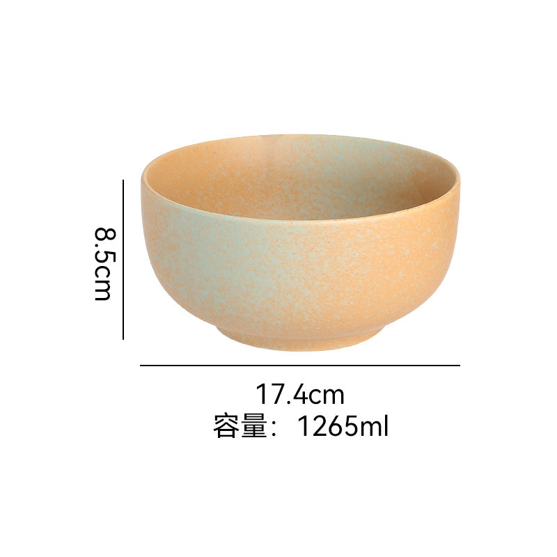 Vintage japanese ceramic dinnerware set - high-style plates, bowls, and dishes for restaurants and home use - steak plates, dinner plates, soup bowls