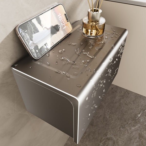 Toilet tissue box No punching Bathroom toilet carton Hand wiping carton Waterproof wall-mounted toilet paper storage rack