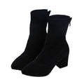 foreign trade 2025 new boots socks boots short boots women's shoes thick heel pointed high heels elastic boots