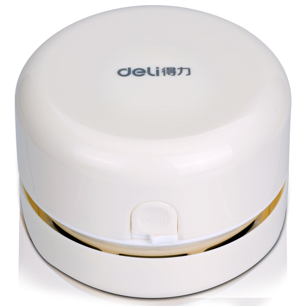Deli desktop cleaner, suction eraser, crumb vacuum cleaner, students use mini children's large suction to charge and absorb ash.